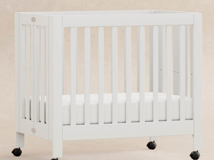 M6698W,Babyletto,Origami Mini Crib in White Finish