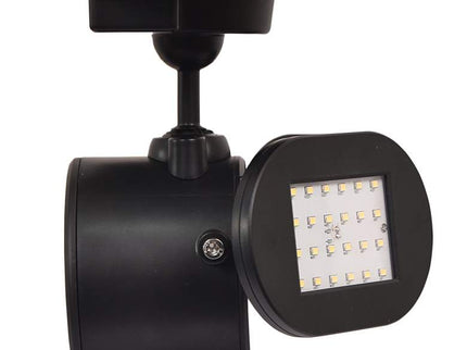 Connel Black Twin Direction LED Solar Security Light