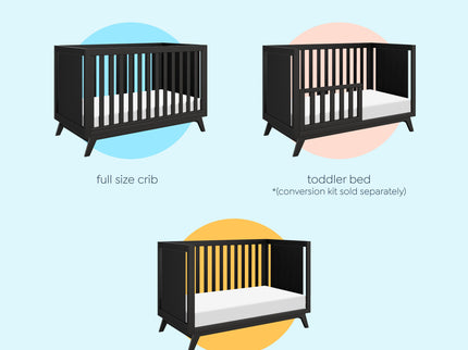 M22501E,DaVinci,Otto 3-in-1 Convertible Crib in Ebony