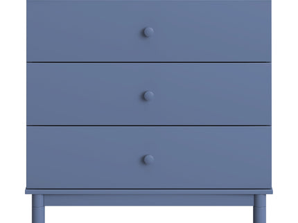 M12923CVB,Babyletto,Gelato 3-Drawer Changer Dresser w/Removable Changing Tray in Cove Blue