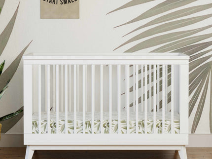 M5801W,Babyletto,Scoot 3-in-1 Convertible Crib w/Toddler Bed Conversion Kit in White