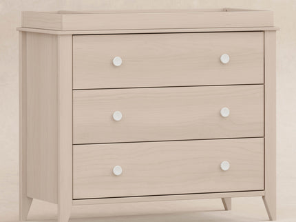 M10323NXW,Babyletto,Sprout 3-Drawer Changer Dresser in Washed Natural and White