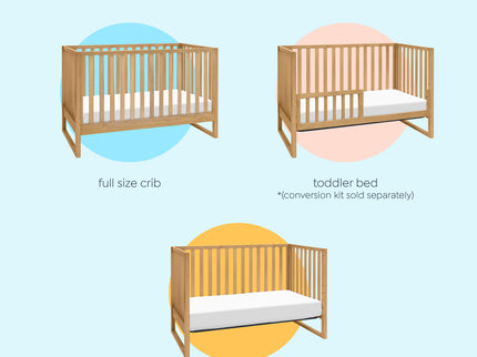 M25001HY,DaVinci,Hunter 3-in-1 Convertible Crib in Honey