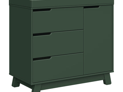 M4223FRGR,Babyletto,Hudson 3-Drawer Changer Dresser w/Removable Changing Tray in Forest Green