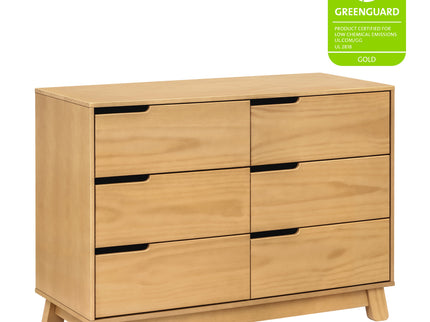 M4216HY,Babyletto,Hudson 6-Drawer Double Dresser  Assembled in Honey