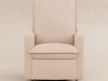 M20977CSG,Babyletto,Cali Flange Gliding Swivel Recliner in Chai Shearling