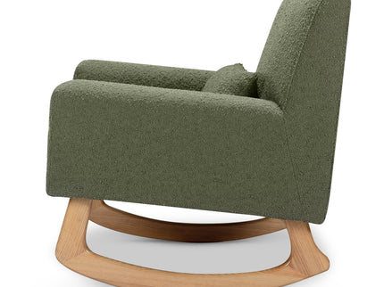 1085OBL,Nursery Works,Sleepytime Rocker in Olive Boucle w/Light Legs