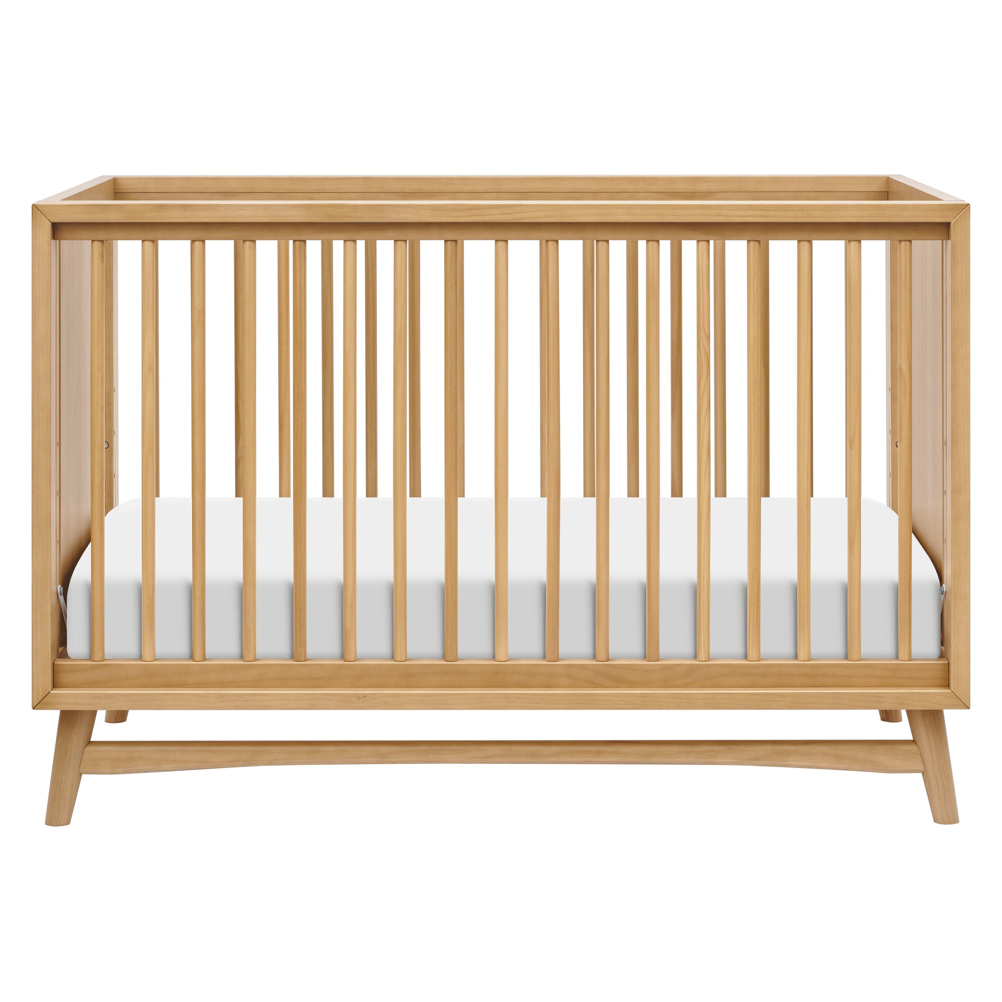 M15401HY,Babyletto,Peggy Mid-Century 3-in-1 Convertible Crib w/Toddler Bed Conversion Kit in Honey