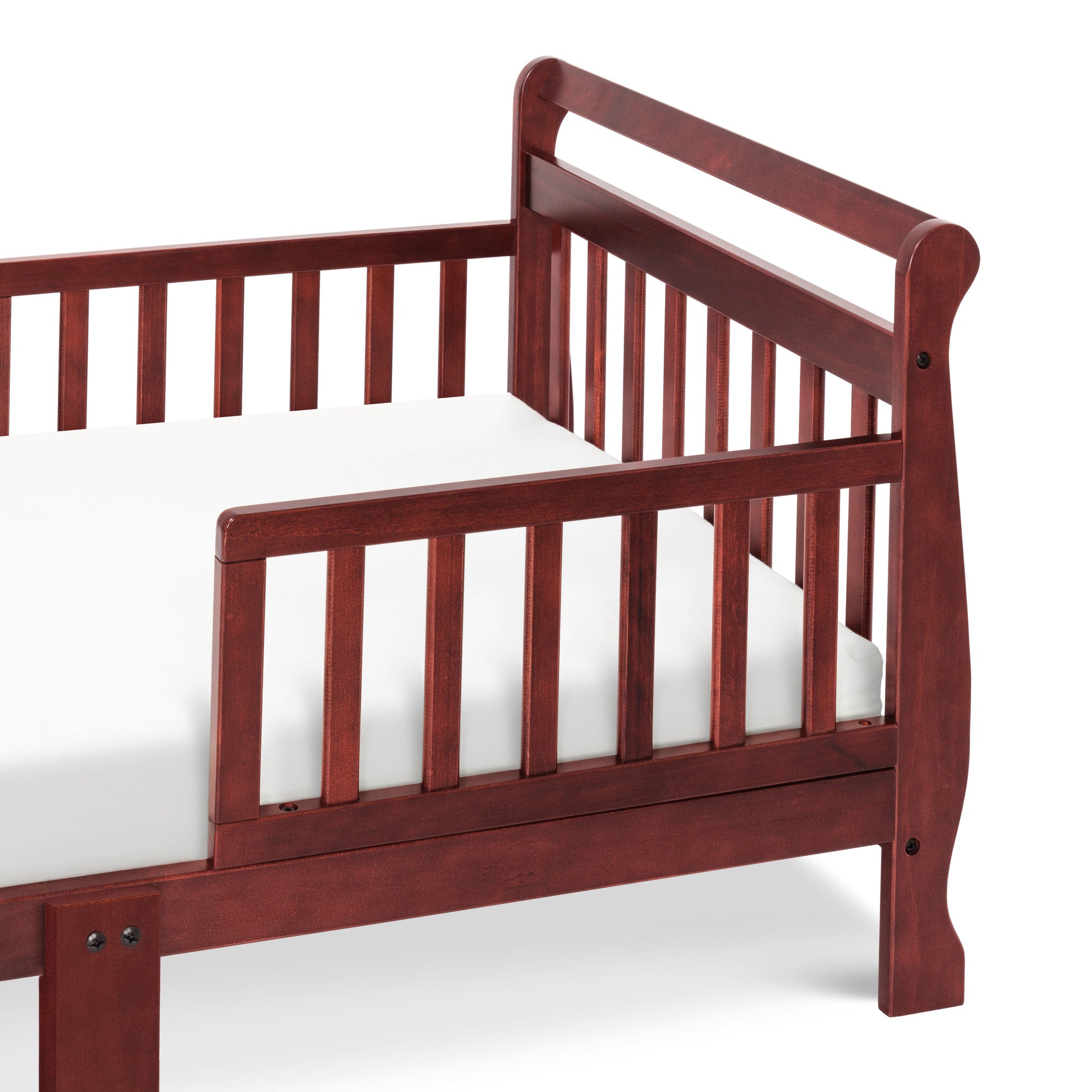 M2990C,DaVinci,Sleigh Toddler Bed in Rich Cherry Finish