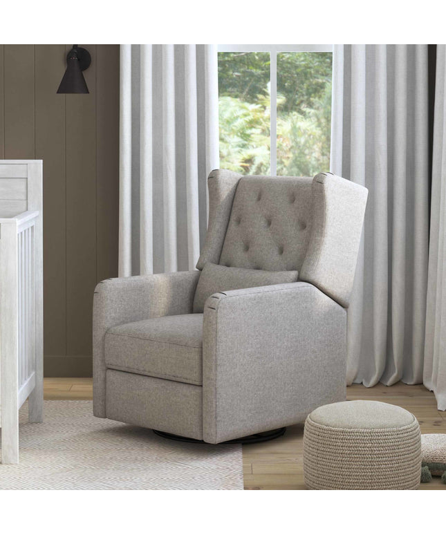 M22487PGEW,DaVinci,Everly Recliner in Performance Grey Eco-Weave