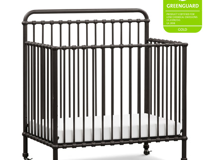 M15398UR,Namesake,Winston 4-in-1 Convertible Mini Crib in Vintage Iron