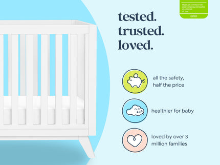 M22501W,DaVinci,Otto 3-in-1 Convertible Crib in White