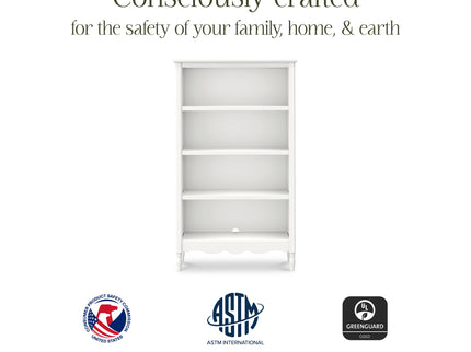 M7114RW,Namesake,Liberty Assembled Bookcase in Warm White