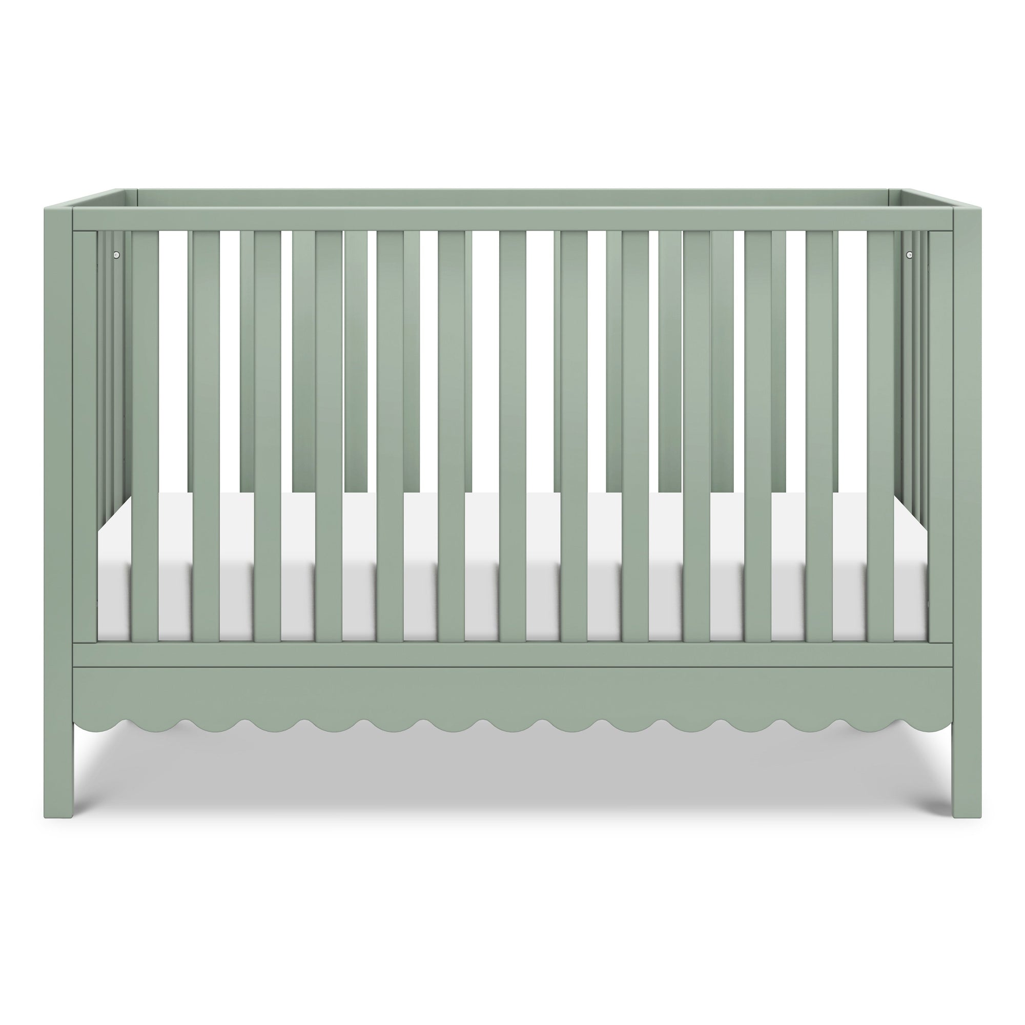 M27801LS,DaVinci,Sammy Scallop 4-in-1 Convertible Crib in Light Sage