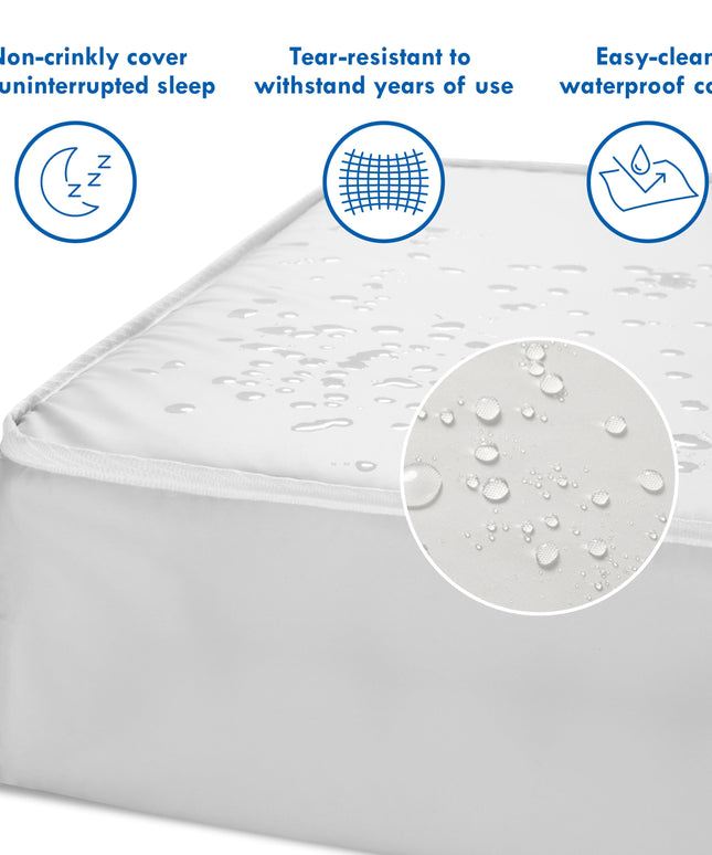 M5382C,DaVinci,Deluxe Coil Extra Firm Mini Crib Mattress 100% Non-Toxic & Waterproof
