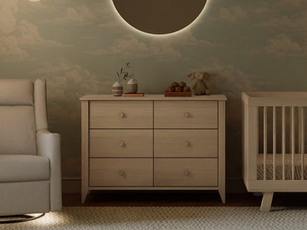 M10326NX,Babyletto,Sprout 6-Drawer Double Dresser in Washed Natural