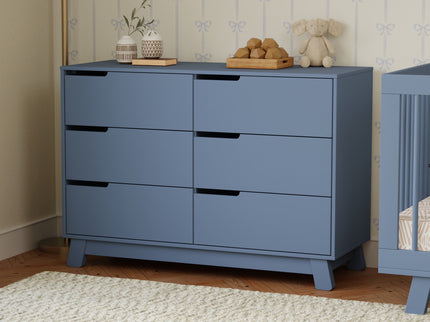 M4216CVB,Babyletto,Hudson 6-Drawer Double Dresser  Assembled in Cove Blue