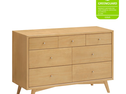 M15916HY,Palma 7-Drawer Double Dresser  Assembled in Honey