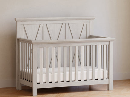 B14501WDF,Monogram by Namesake,Emory Farmhouse 4-in-1 Convertible Crib in White Driftwood