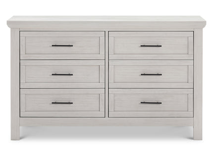 B14516WDF,Monogram by Namesake,Emory Farmhouse 6-Drawer Dresser in White Driftwood