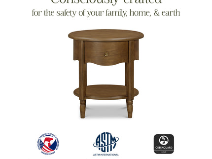 M7160NL,Namesake,Liberty Assembled Nightstand in Natural Walnut