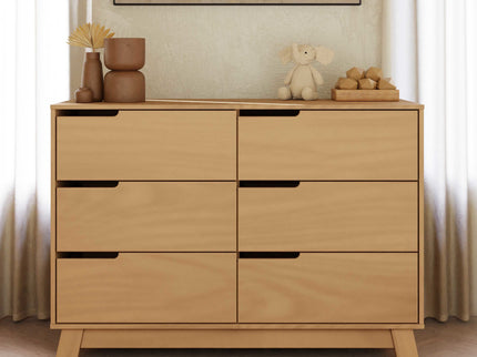 M4216HY,Babyletto,Hudson 6-Drawer Double Dresser  Assembled in Honey