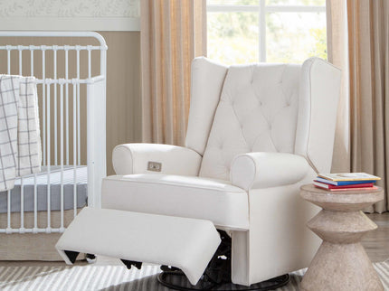 M21987PCMEW,Namesake,Harbour Power Recliner in Performance Cream Eco-Weave