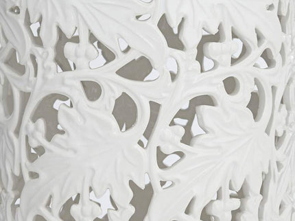 Dahlia Studios Angelique White Ceramic Jars Set of 2