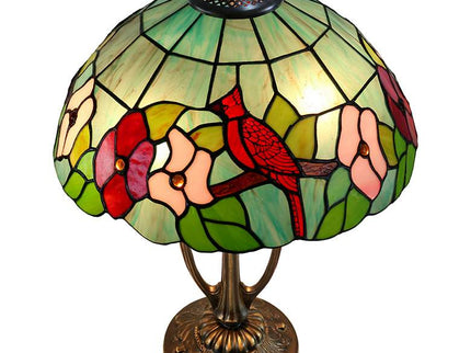 Dale Tiffany Benezia Birds Antique Bronze Table Lamp