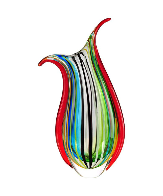 Dale Tiffany Cambay Multi-Color 16 1/2"H Art Glass Vase