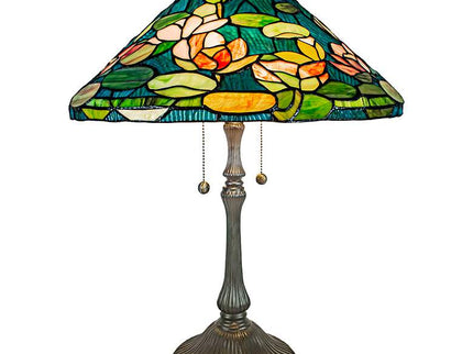 Dale Tiffany Huntington Burnished Fieldstone Table Lamp
