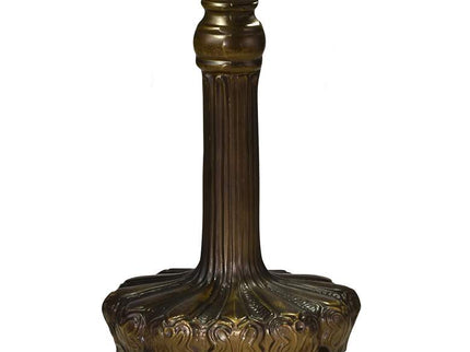 Dale Tiffany Mayor Island 19 1/2" Bronze Tiffany-Style Accent Lamp