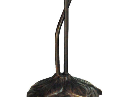 Dale Tiffany Poelking Blue Lily 21" High Glass 2-Light Accent Lamp