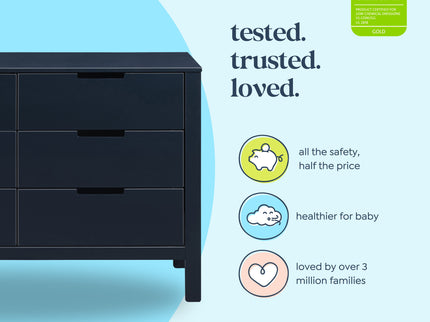 F11926V,Carter's,Colby 6-Drawer Double Dresser in Navy