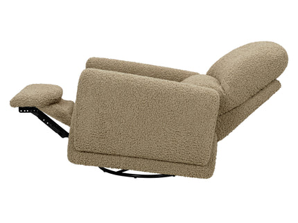 M30087LT,Babyletto,Rainbow Recliner and Swivel Glider in Latte Teddy Loop