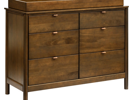 M25616NL,Babyletto,Bondi 6-Drawer Assembled Dresser in Natural Walnut