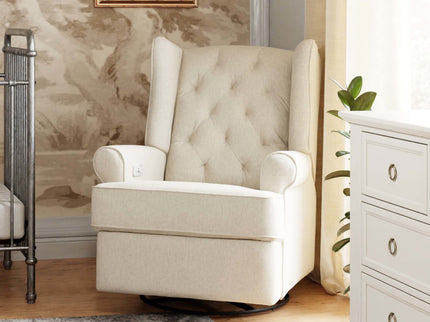 M21987PCMEW,Namesake,Harbour Power Recliner in Performance Cream Eco-Weave