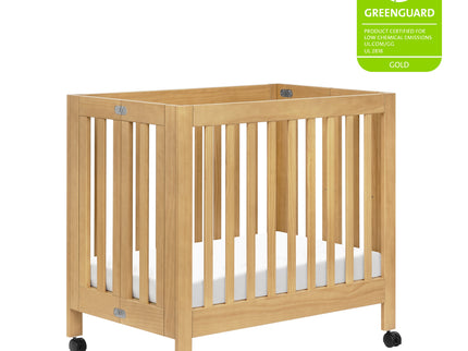 M6698HY,Babyletto,Origami Mini Crib in Honey