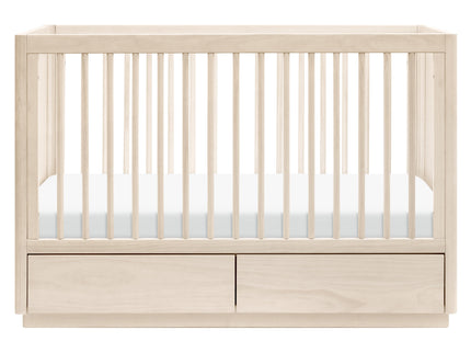 M21601NX,Babyletto,Bento 3-in-1 Convertible Storage Crib w/Toddler Bed Conversion Kit in Washed Natural