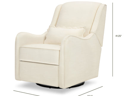 M27787PIEB,Namesake,Devon Recliner and Swivel Glider in Performance Ivory Eco-Basketweave