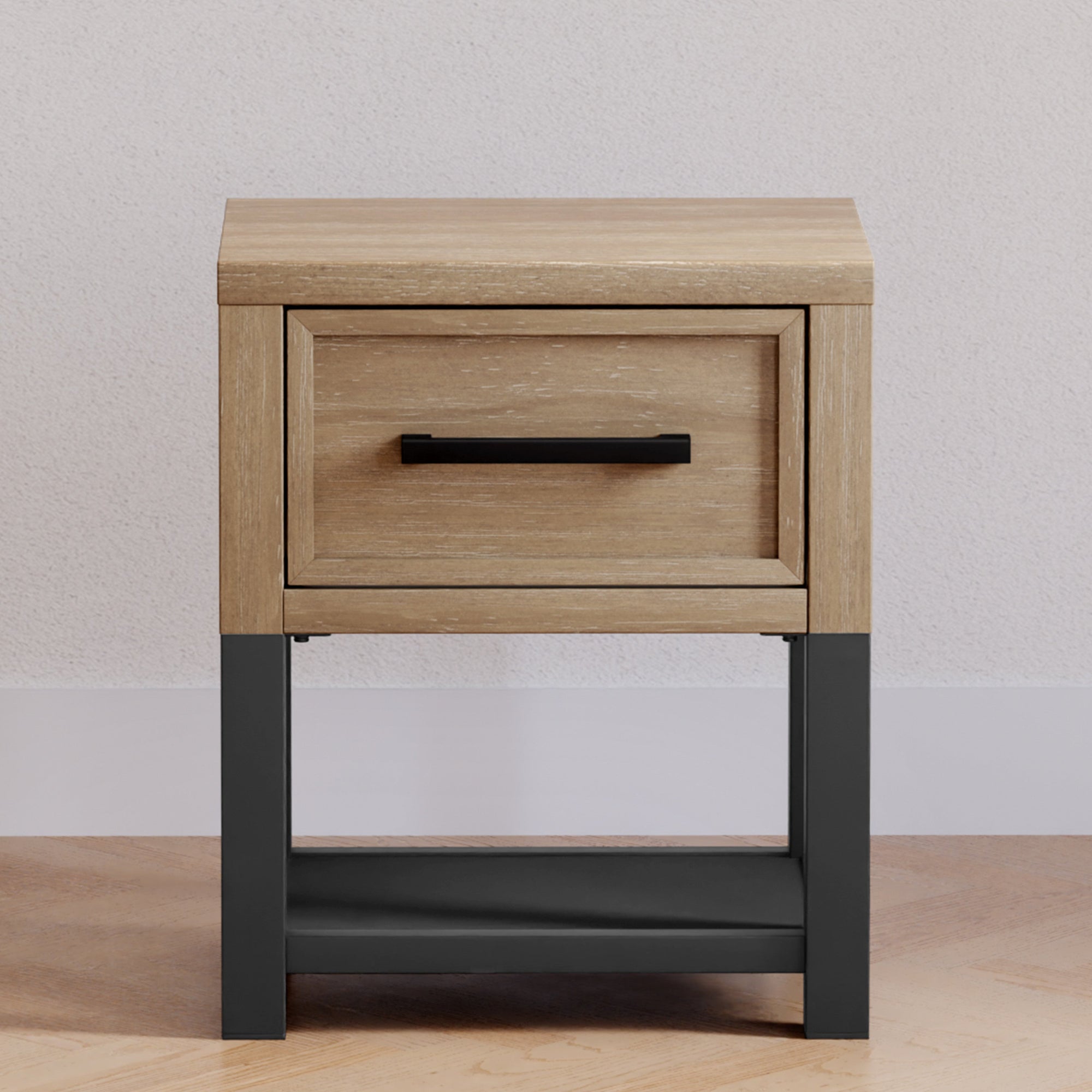 B25860DF,Monogram by Namesake,Newbern Nightstand  Assembled in Driftwood