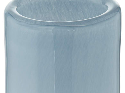 Delvin 16 1/4" High Blue and Pink Glass Decorative Vase