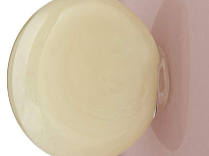 Delvin 8 1/2" High Pink and Yellow Glass Decorative Vase