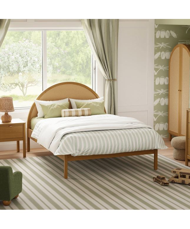 M25996HYNC,Babyletto Kids,Bondi Cane Full Bed in Honey