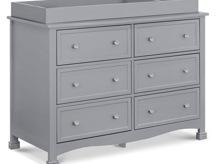 M5529G,DaVinci,Kalani 6-Drawer Double Wide Dresser in Grey Finish