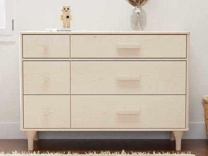 M9016NX,Babyletto,Lolly 6-Drawer Double Dresser  Assembled in Washed Natural
