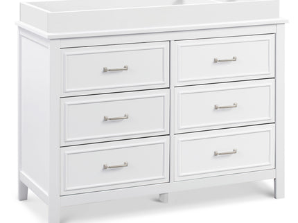 M12826W,DaVinci,Charlie 6-Drawer Double Dresser in White