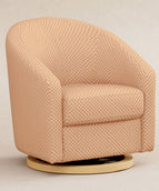 Canyon Velvet Checker with Light Wood Base