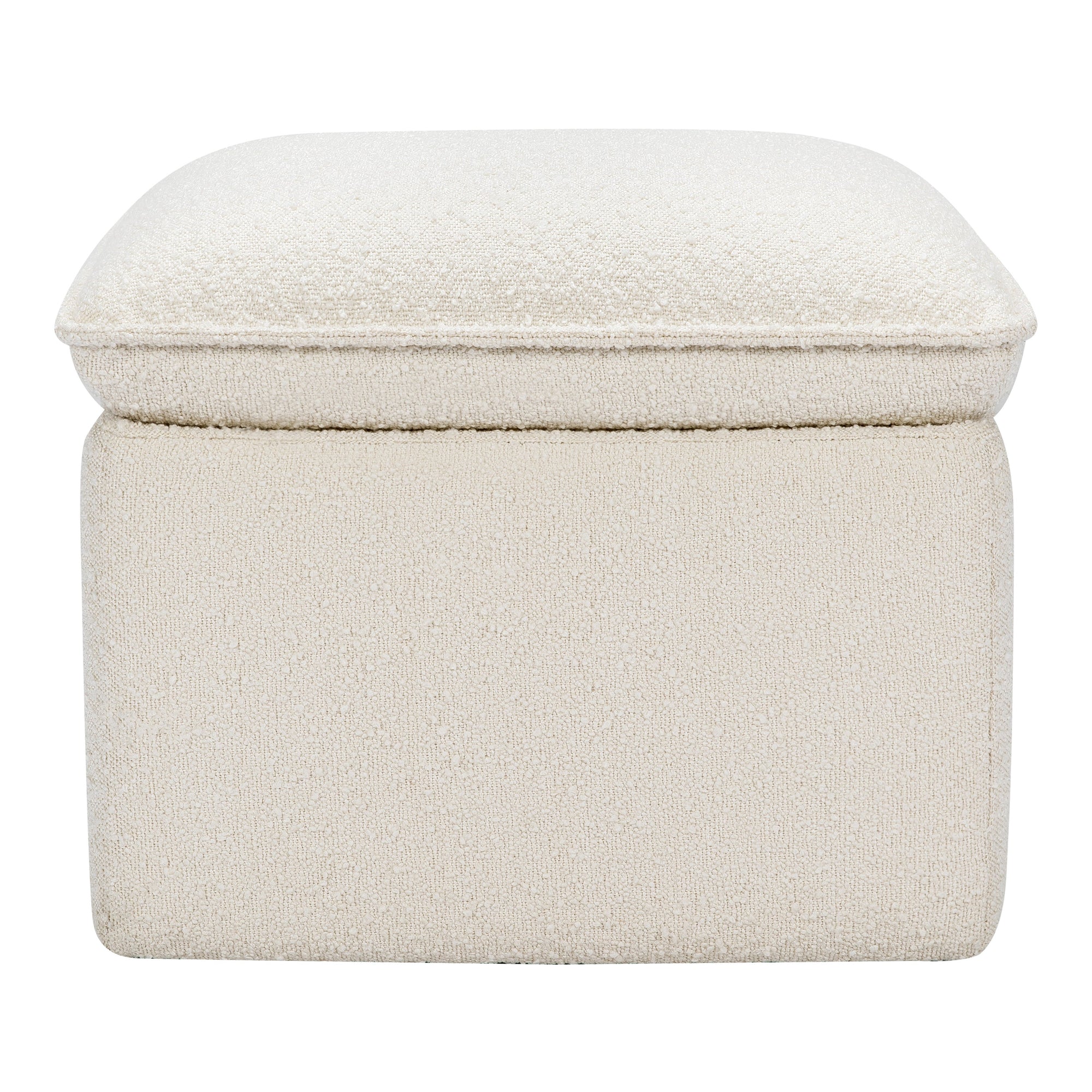 M20985WB,Babyletto,Cali Storage Ottoman in Ivory Boucle