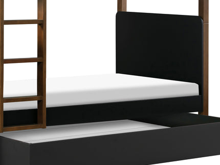 M18494BNL,Babyletto Kids,TipToe Bunk Bed in Black and Natural Walnut